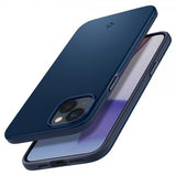 Spigen iPhone 14 Deksel Thin Fit Navy Blue