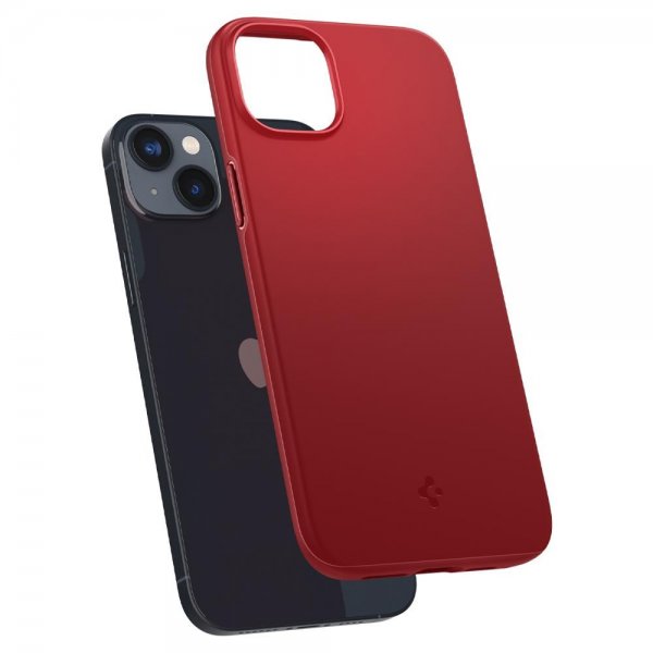 Spigen iPhone 14 Deksel Thin Fit Rød