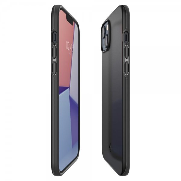 Spigen iPhone 14 Deksel Thin Fit Svart