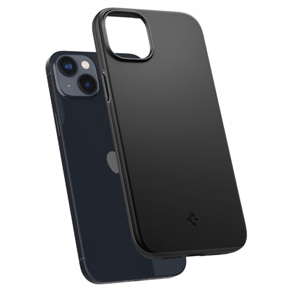 Spigen iPhone 14 Deksel Thin Fit Svart