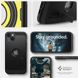 Spigen iPhone 14 Deksel Tough Armor MagFit Svart