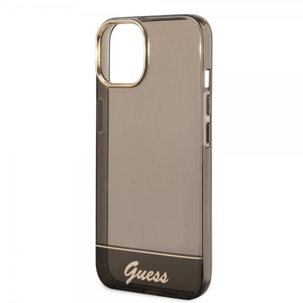 Guess iPhone 14 Deksel Translucent Svart