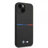 BMW iPhone 14 Deksel Tricolor Line & Logo Svart