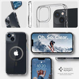 Spigen iPhone 14 Deksel Ultra Hybrid MagFit Carbon Fiber