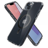 Spigen iPhone 14 Deksel Ultra Hybrid MagFit Carbon Fiber