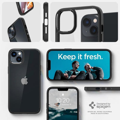 Spigen iPhone 14 Deksel Ultra Hybrid Matte Black