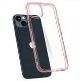 Spigen iPhone 14 Deksel Ultra Hybrid Rose Crystal