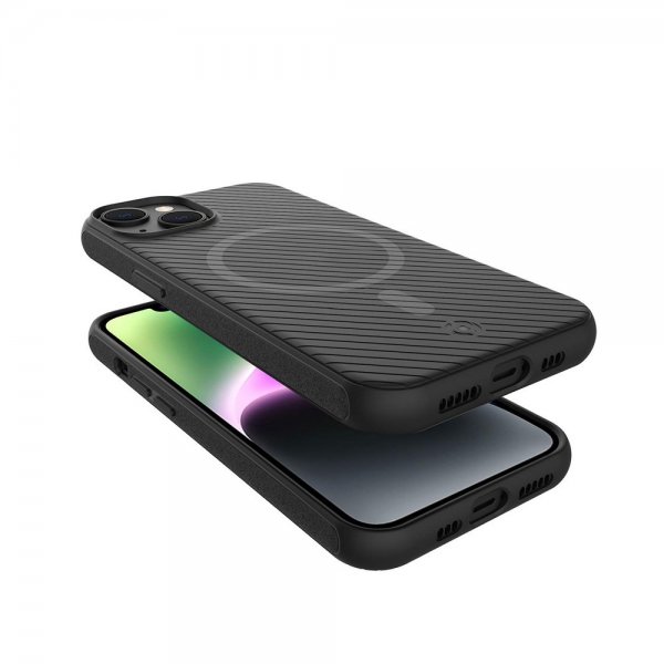 Celly iPhone 14 Deksel ULTRAMAG Svart