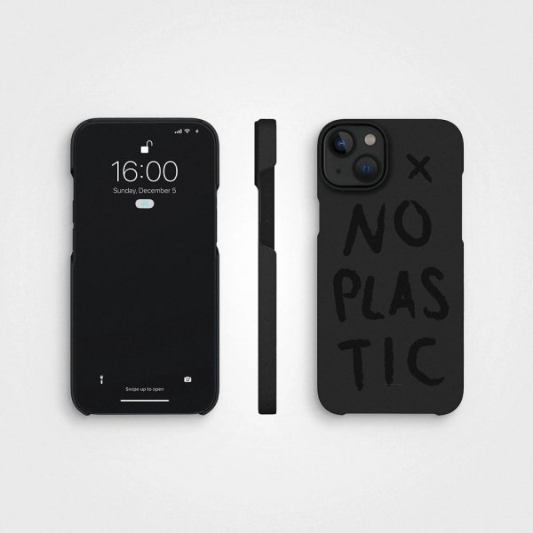 agood company iPhone 14 Deksel Plantbasert No Plastic Charcoal Black