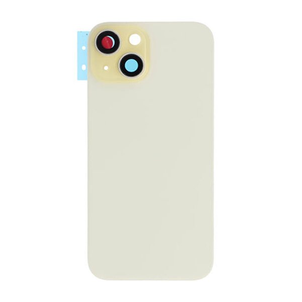 iPhone 15 Baksideglass med Magsafe Magnet - Gul