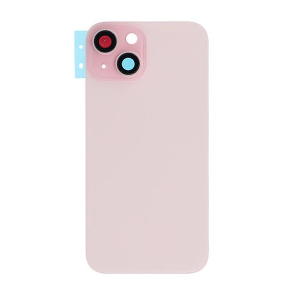 iPhone 15 baksideglass med Magsafe-magnet - rosa