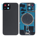 iPhone 15 Baksideglass med Magsafe Magnet - Svart
