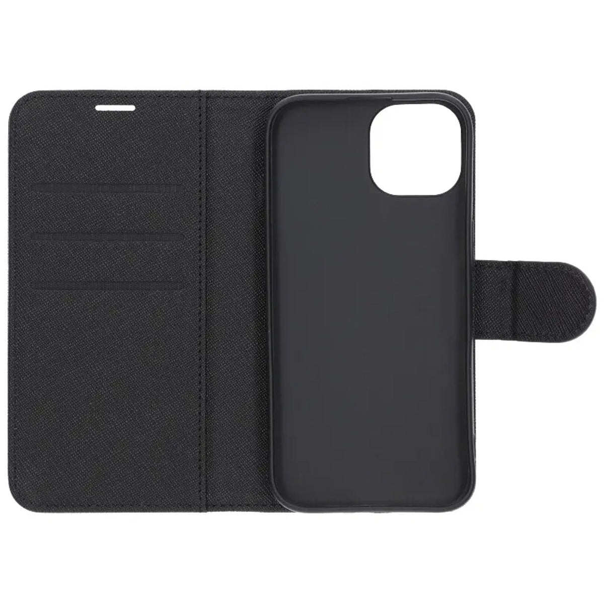 iPhone 15 Etui med stativ Svart