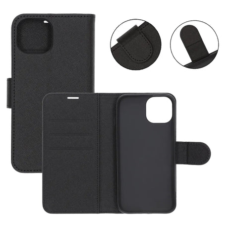iPhone 15 Etui med stativ Svart