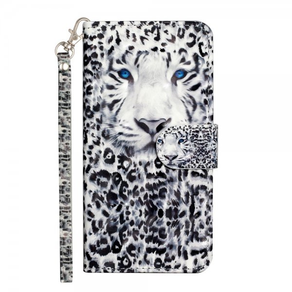 iPhone 15 Etui Motiv Hvit Tiger