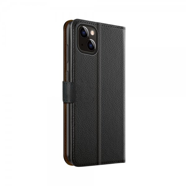 Xqisit iPhone 15 Etui Slim Wallet Selection Svart