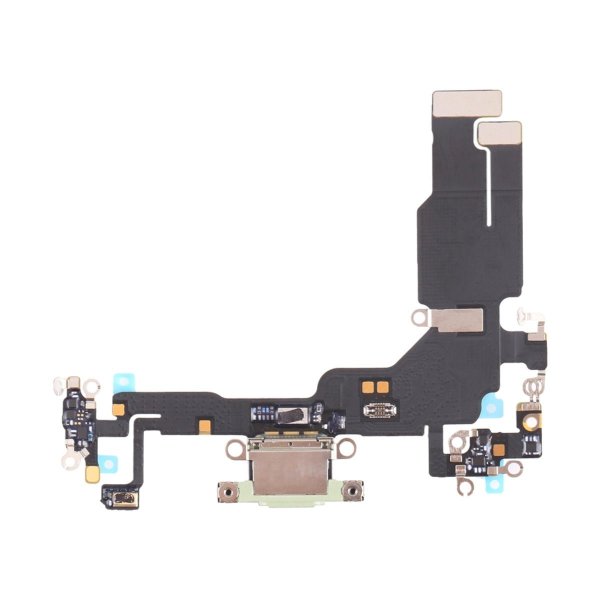 iPhone 15 ladekontakt med flexkabel - grønn