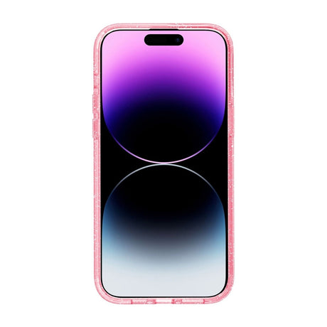 iPhone 15 Deksel med glitter MagSafe Rosa