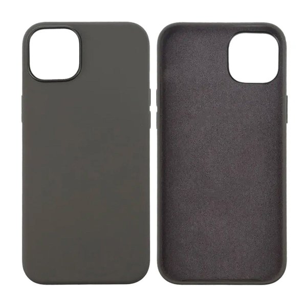 Rvelon iPhone 15 Deksel Silikon Grå