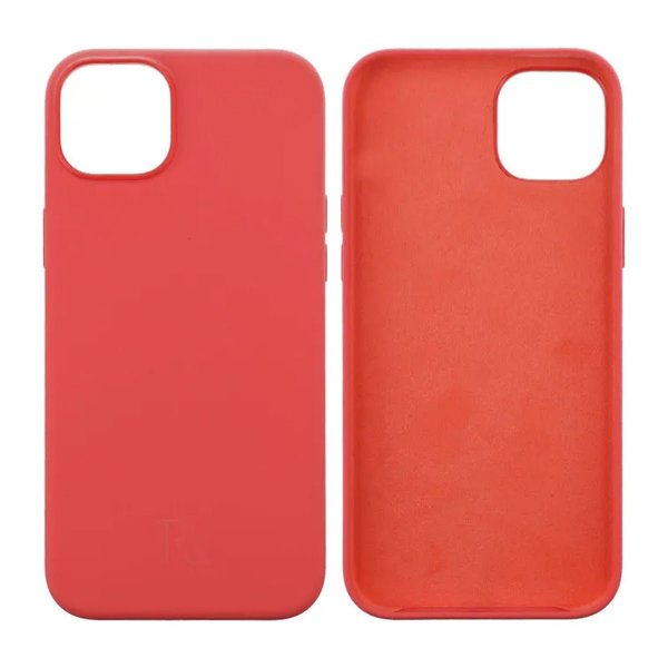 Rvelon iPhone 15 Deksel Silikon Rød
