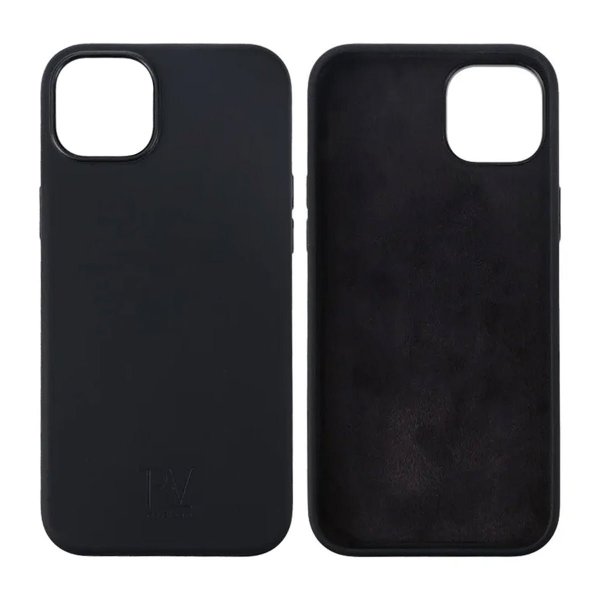 Rvelon iPhone 15 Deksel Silikon Svart