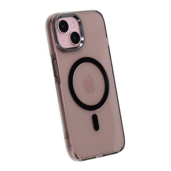 Rvelon iPhone 15 Deksel TPU MagSafe Svart