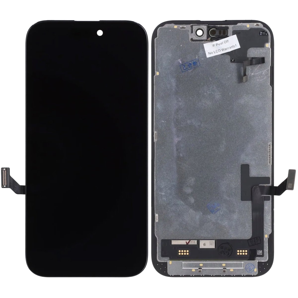 iPhone 15 OLED-skjerm Original Assembly – Diagnostikk passert