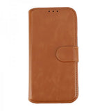 Rvelon iPhone 15 Etui Detachable Wallet Case Brun