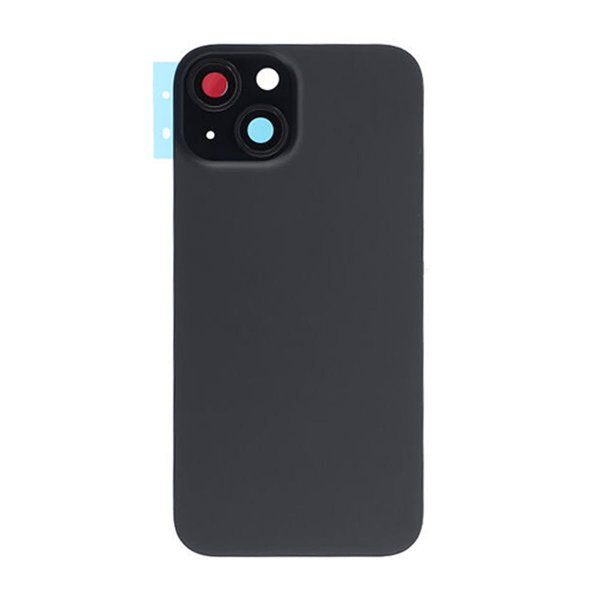 iPhone 15 Plus bakglass med Magsafe-magnet - svart