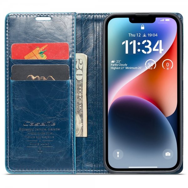 CaseMe iPhone 15 Plus Etui 003 Series Petrol