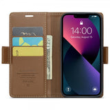 CaseMe iPhone 15 Plus Etui 023 Series Brun