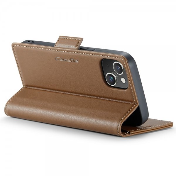 CaseMe iPhone 15 Plus Etui 023 Series Brun