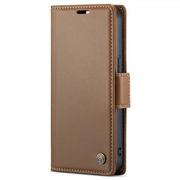 CaseMe iPhone 15 Plus Etui 023 Series Brun