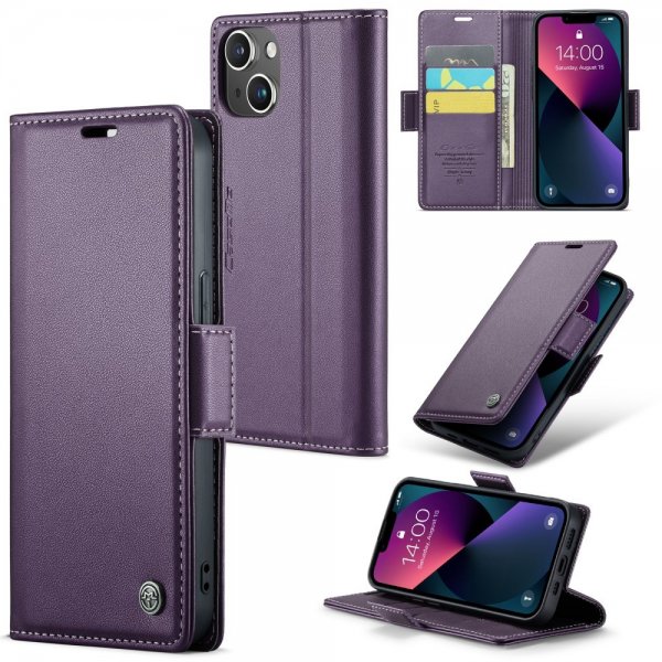 CaseMe iPhone 15 Plus Etui 023 Series Lilla
