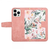 iPhone 15 Plus Etui Blomstermønster Rosa