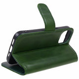 Nordic Covers iPhone 15 Plus Etui Essential Leather Juniper Green