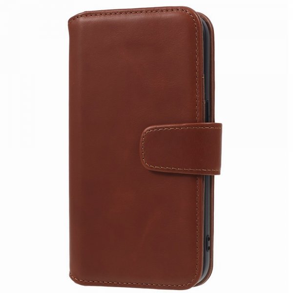 Nordic Covers iPhone 15 Plus Etui Essential Leather Maple Brown