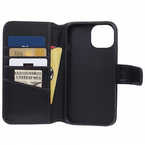 Nordic Covers iPhone 15 Plus Etui Essential Leather Raven Black