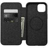 Nomad iPhone 15 Plus Etui Modern Leather Folio Svart