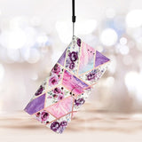 iPhone 15 Plus Etui Motiv Lilla Blomster