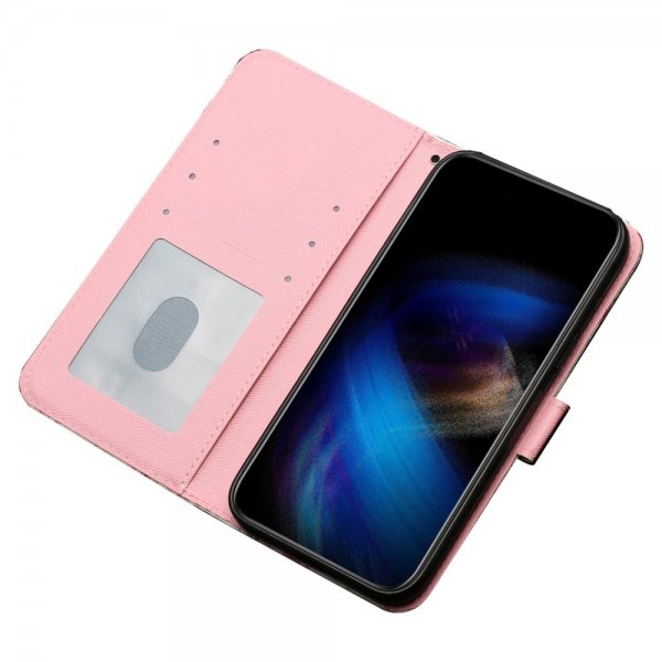 iPhone 15 Plus Etui Motiv Rosa Teddybjørn