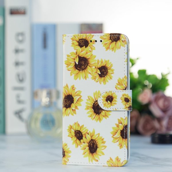 iPhone 15 Plus Etui Motiv Solsikker