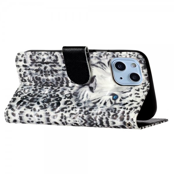 iPhone 15 Plus Etui Motiv Hvit Tiger