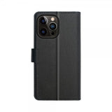 Xqisit iPhone 15 Plus Etui Slim Wallet Selection Svart