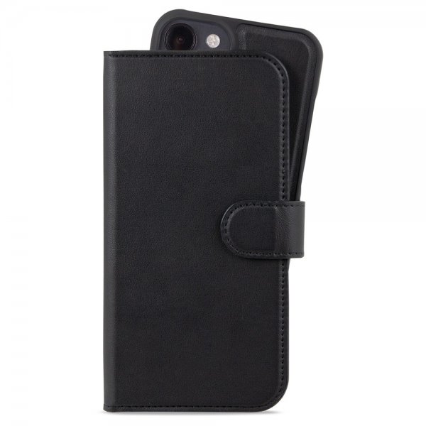holdit iPhone 15 Plus Etui Wallet Case Magnet Plus Svart