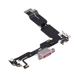 iPhone 15 Plus ladeport med flekskabel – Rosa