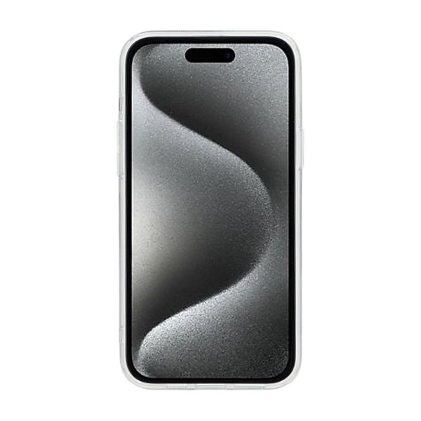 iPhone 15 Plus Deksel Roterbart Stativ Transparent