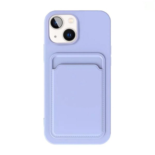 iPhone 15 Plus Deksel Kortholder Lilla