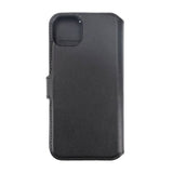 Rvelon iPhone 15 Plus Etui Ekte Skinn Svart