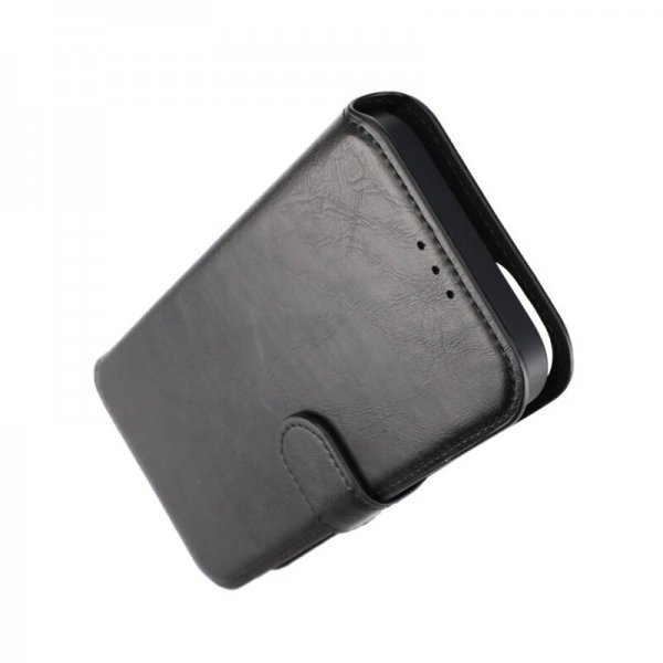 Rvelon iPhone 15 Plus Etui Detachable Wallet Case Svart